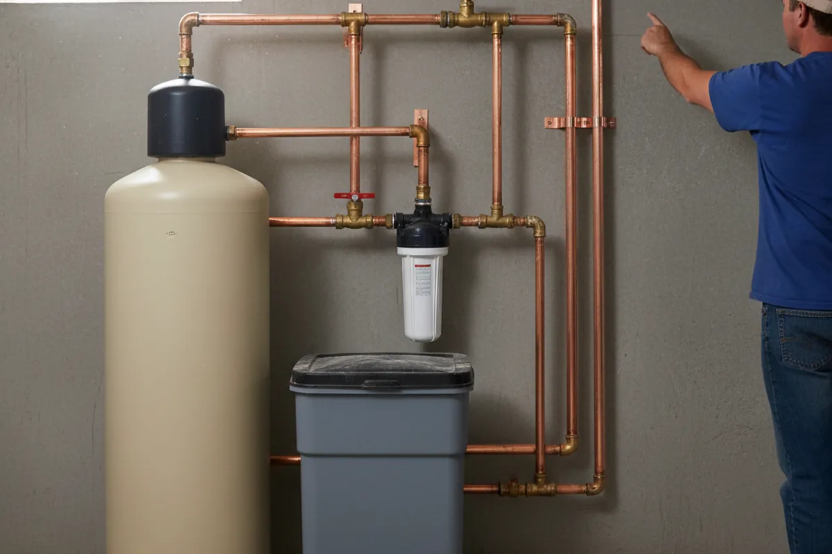 Whole-house water treatment system installed in Cope